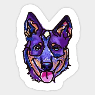 The happy Heeler love of my life Sticker